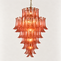 Glass Chandelier Rose