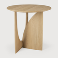 Oak Geo Side Table