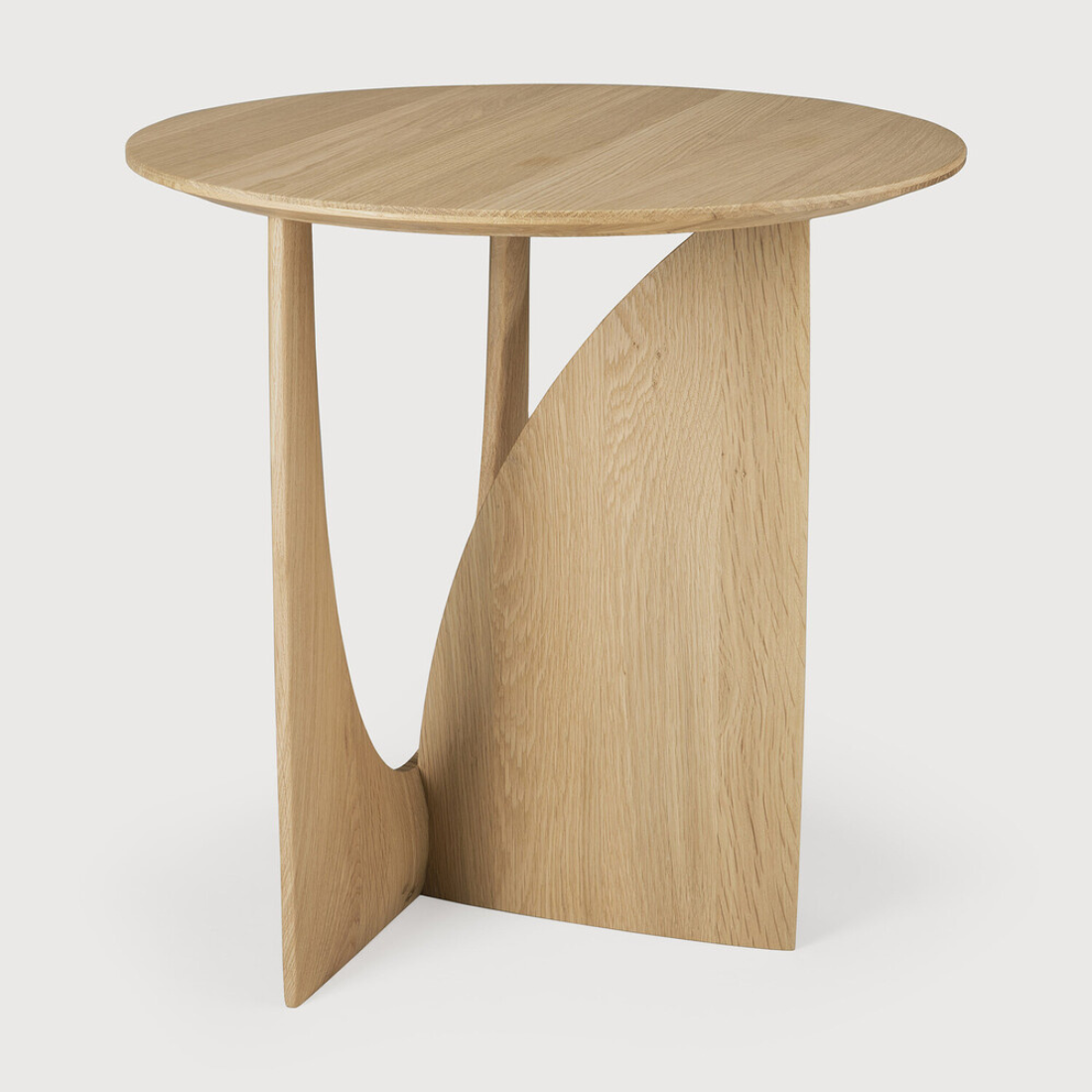 Oak Geo Side Table