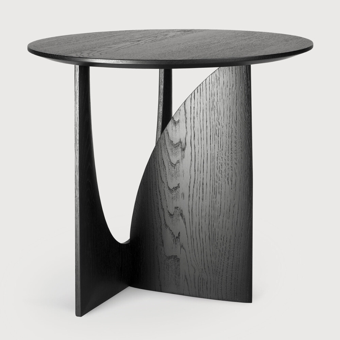 Black Geo Side Table