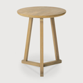 Oak Tri Side Table