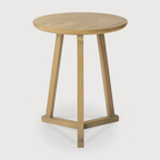 Oak Tri Side Table