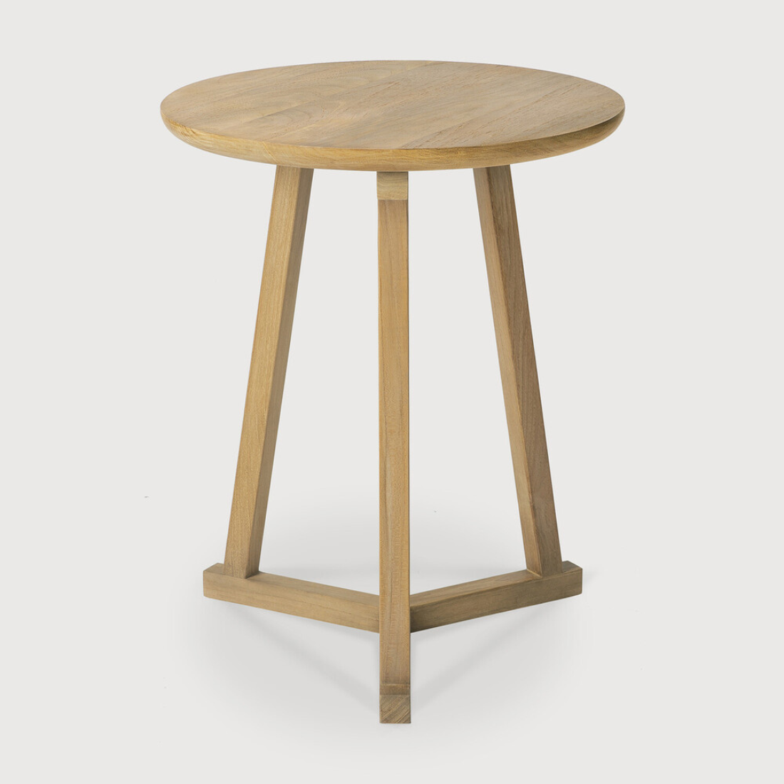 Oak Tri Side Table
