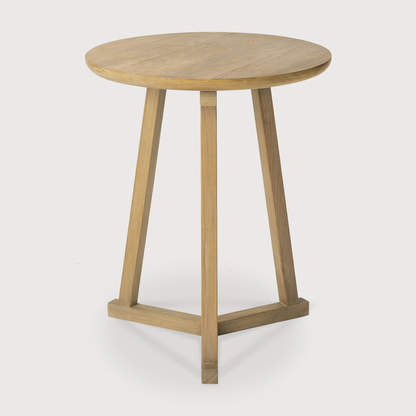 Oak Tri Side Table