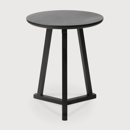 Black Tri Side Table