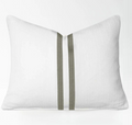 Simpatico Cushion White Khaki