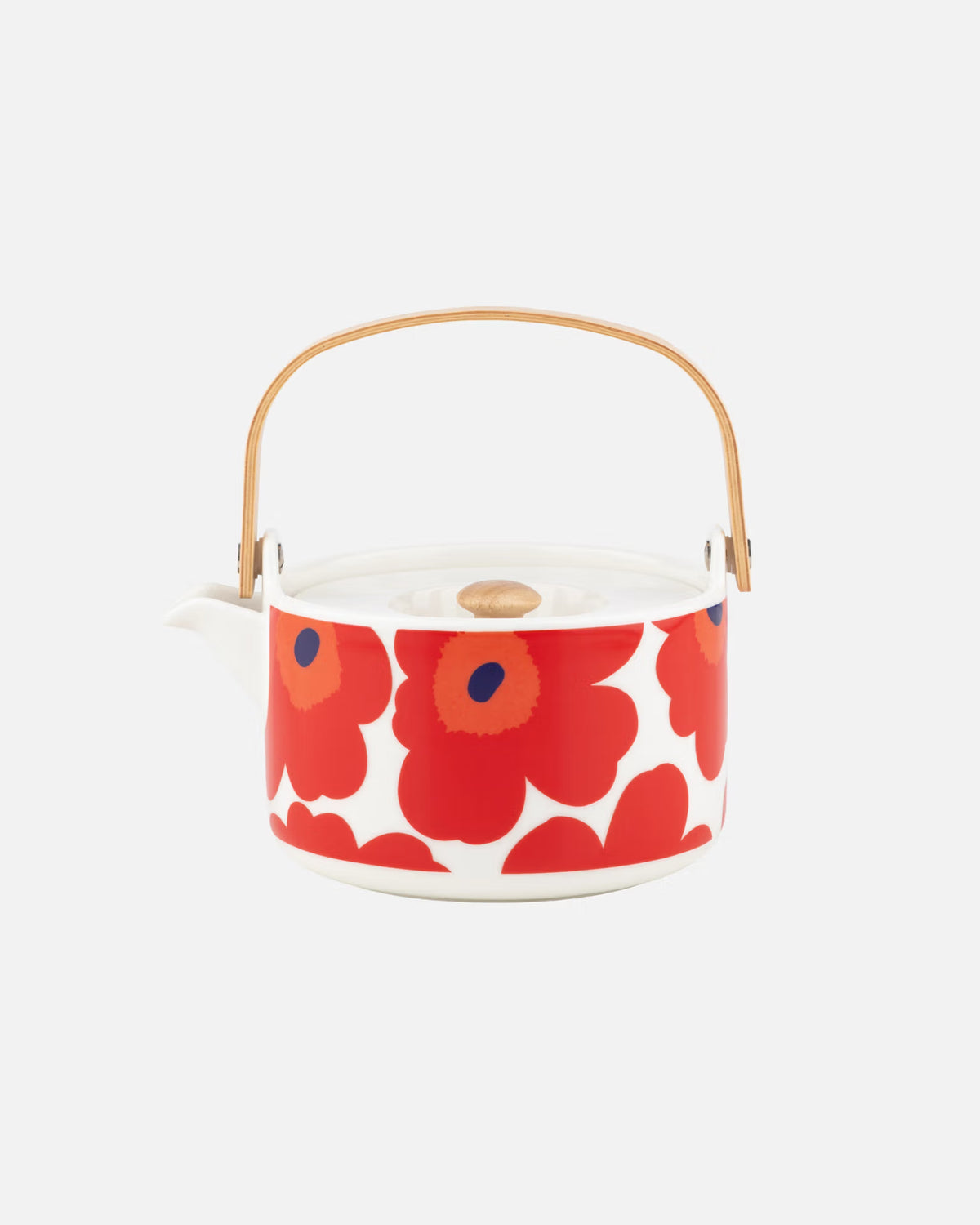 Unikko Teapot Red