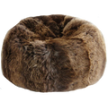 Lambswool Bean Bag Natural Brown