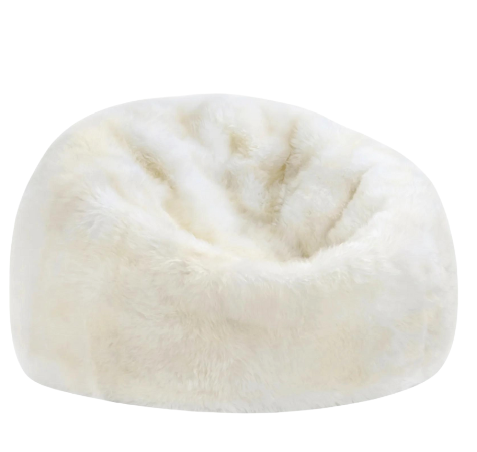 Lambswool Bean Bag Ivory