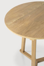 Oak Tri Side Table