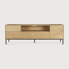 Oak White Frame TV Stand