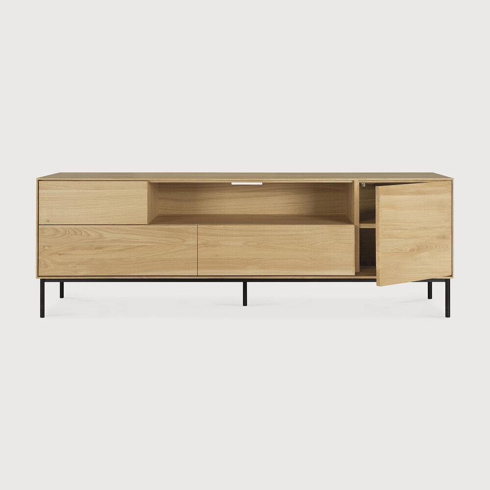 Oak White Frame TV Stand