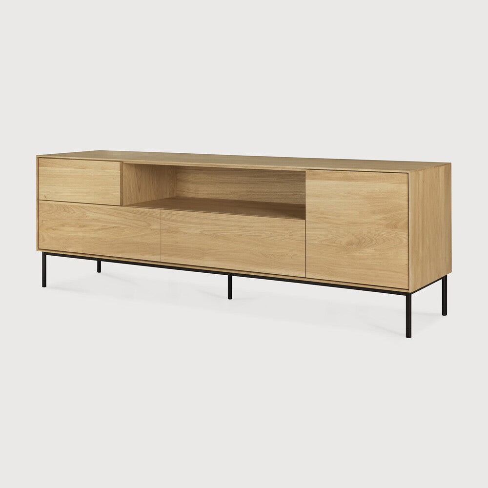 Oak White Frame TV Stand