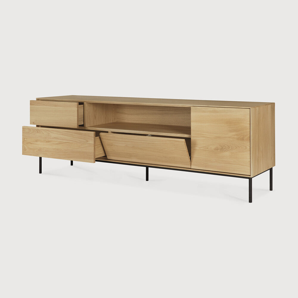 Oak White Frame TV Stand