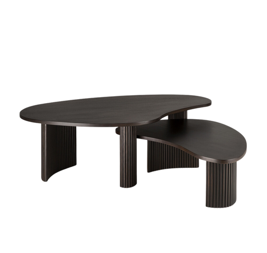 Mahogany Boomerang Coffee Table