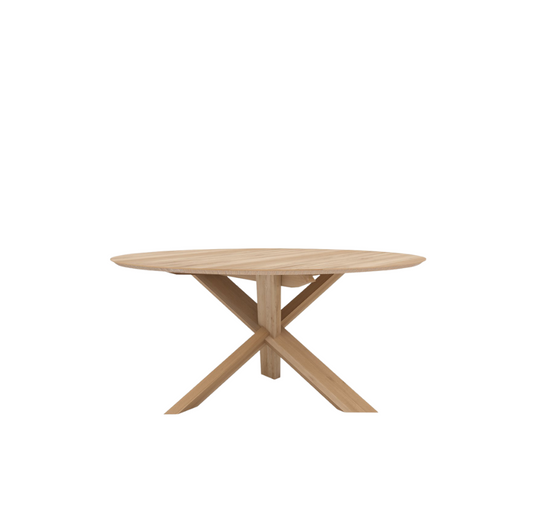 Oak Round Dining Table