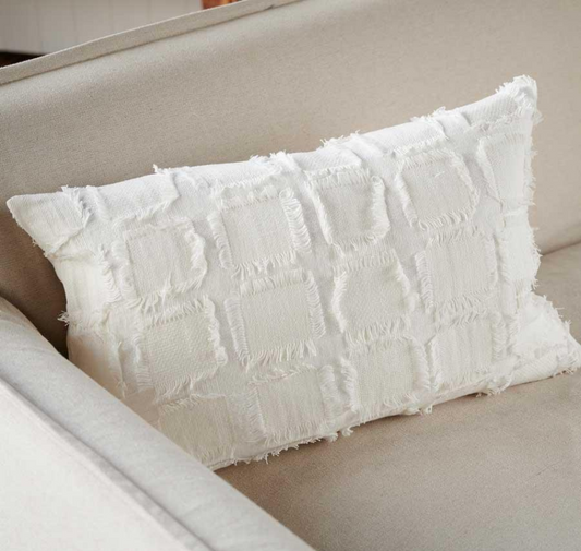 Bedouin Fringe Linen Cushion